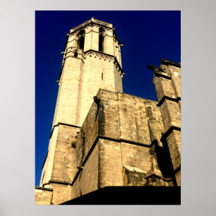 Affiche Tour de la cathédrale de Barcelone