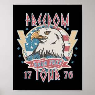 Affiche Tour de la liberté Né pour être libre 4 juillet 17