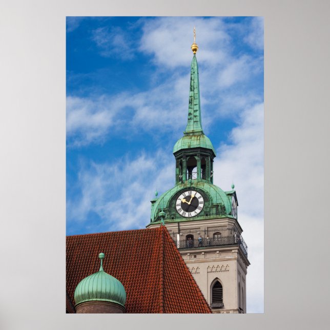 Affiche Tour de l'église Peterskirche (Devant)
