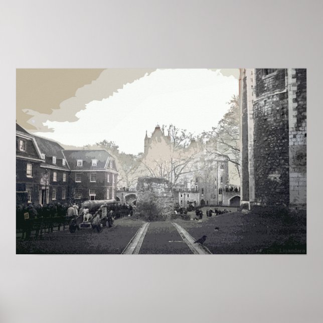 Affiche Tour de Londres Par Alexandra Cook aka Linandara (Devant)