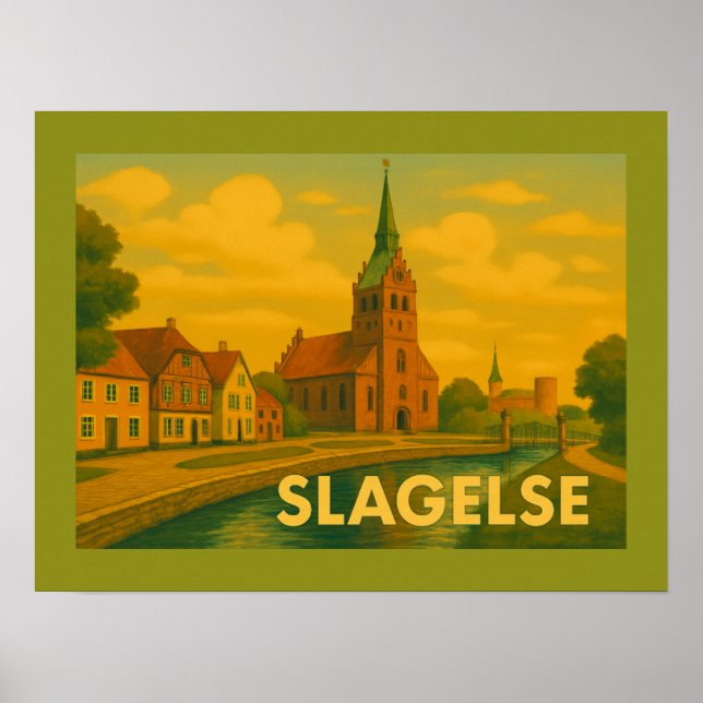 Affiche Tour de Slagelse Danemark (Devant)