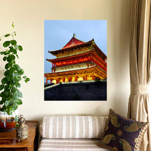 Affiche Tour de tambours en toile Xi'An