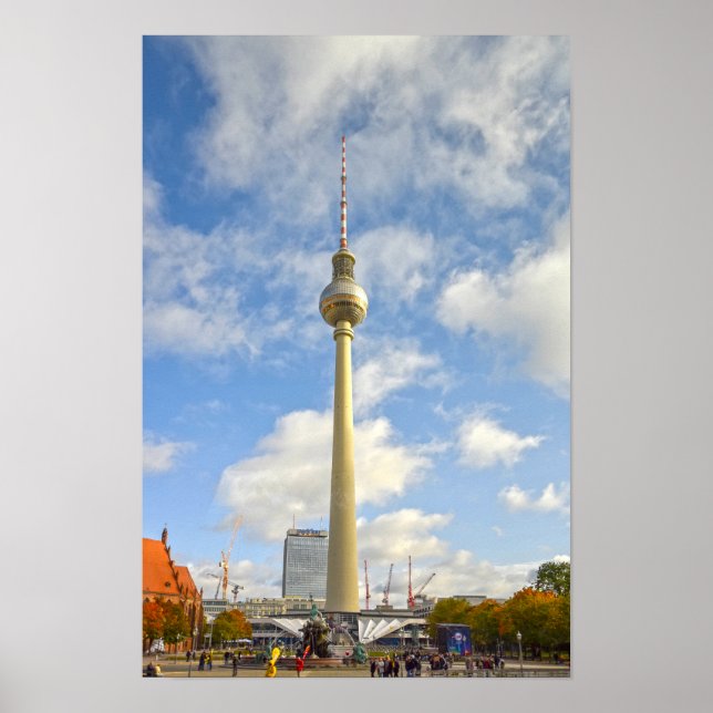 Affiche Tour de télévision, Berlin, Allemagne (Devant)