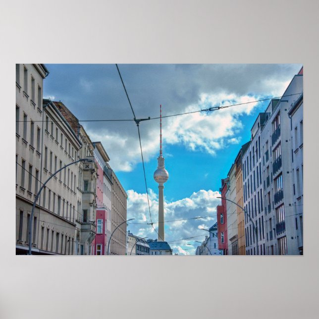 Affiche Tour de télévision, Berlin, Allemagne (Devant)