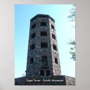 Affiche Tour d'Enger - Duluth, Minnesota