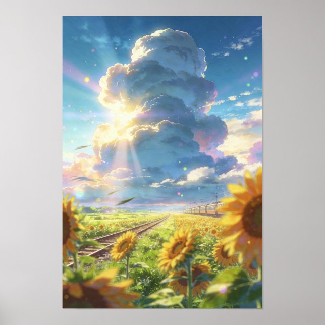 Affiche Tour d'été Tournesols et Sky Express (Devant)