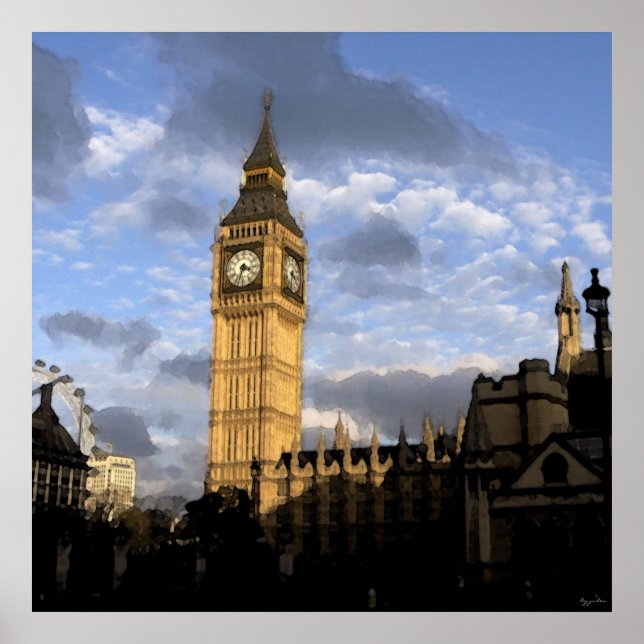 Affiche Tour d'horloge (Devant)