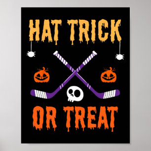 Affiche Tour du chapeau ou traiter drôle de costume d'Hall