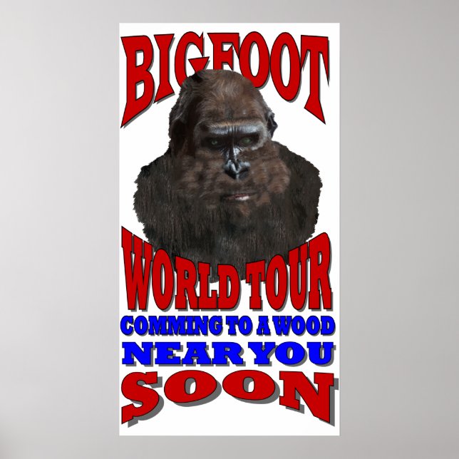 Affiche Tour du monde de Bigfoot (Devant)
