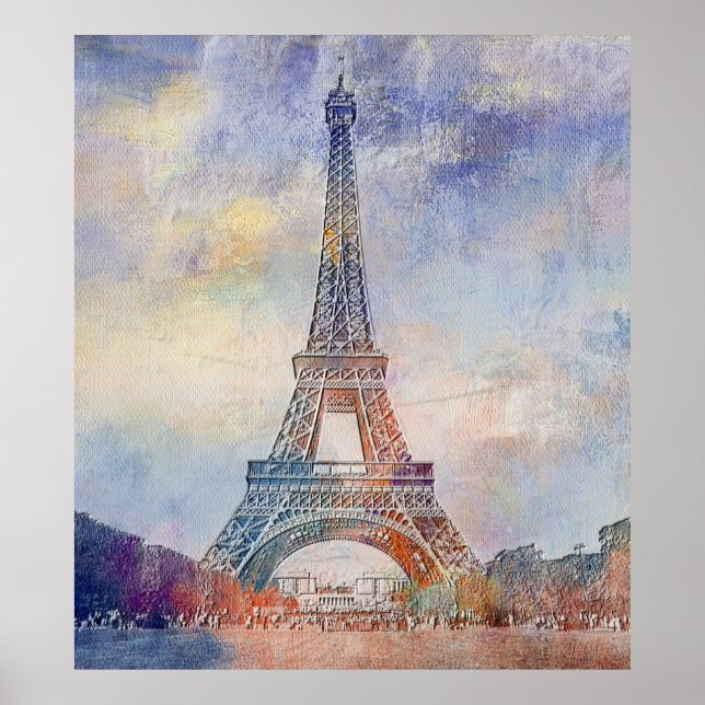 Affiche Tour Eiffel (Devant)