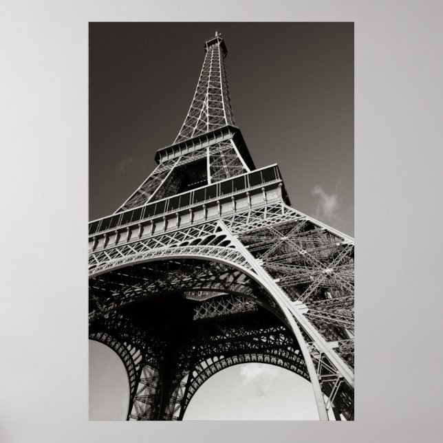 Affiche tour eiffel à paris (Devant)