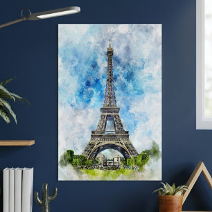 Affiche Tour Eiffel à Paris nr2