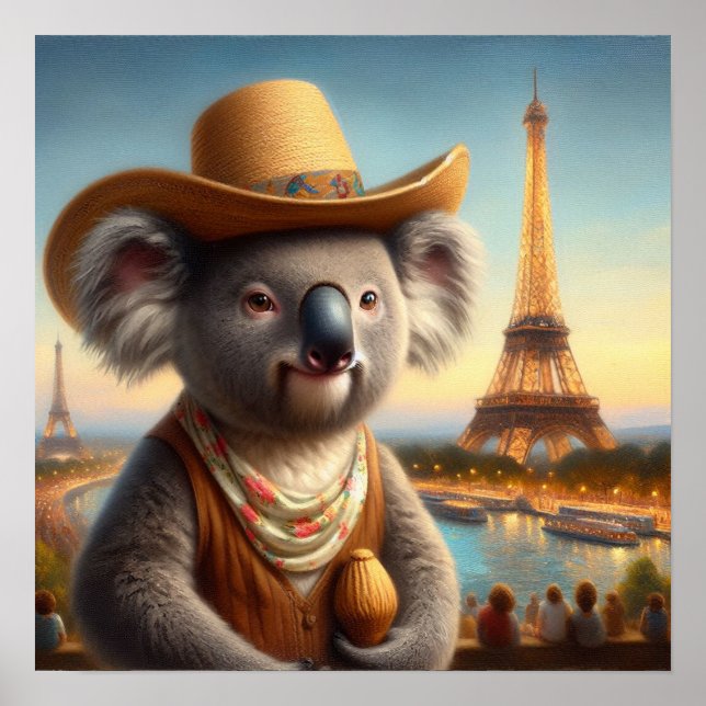 Affiche Tour Eiffel de Koala (Devant)