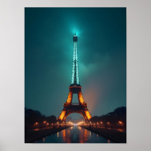 Affiche Tour Eiffel de Paris