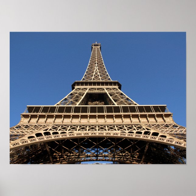 Affiche Tour Eiffel de Paris en France (Devant)