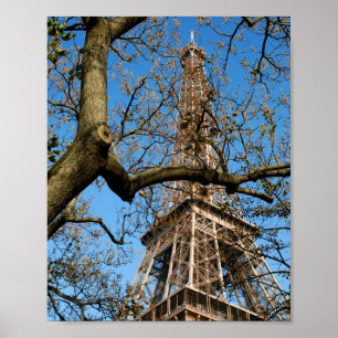 Affiche Tour Eiffel de Paris en France Carte postale