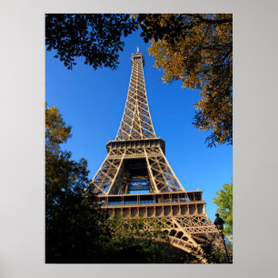 Affiche Tour Eiffel de Paris en France Carte postale de va