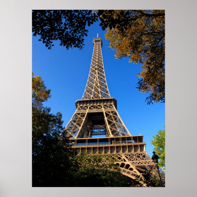 Affiche Tour Eiffel de Paris en France Carte postale de va (Devant)