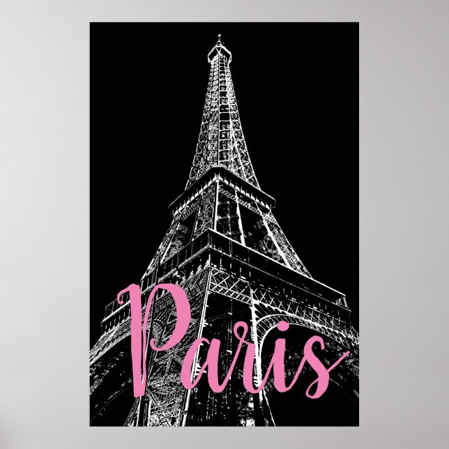 Affiche Tour Eiffel Paris (Devant)