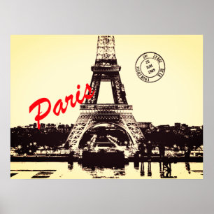 Affiche Tour Eiffel Paris