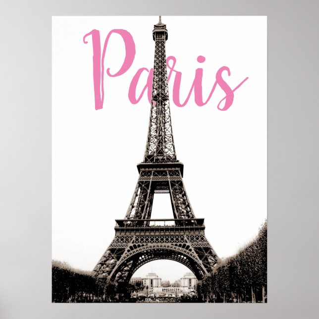 Affiche Tour Eiffel Paris (Devant)