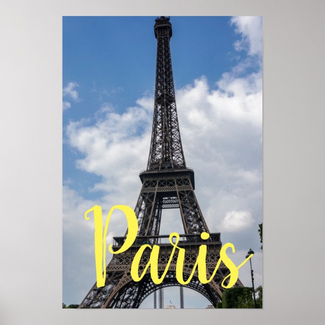 Affiche Tour Eiffel Paris (Devant)