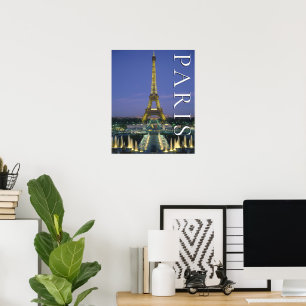 Affiche Tour Eiffel Paris, France