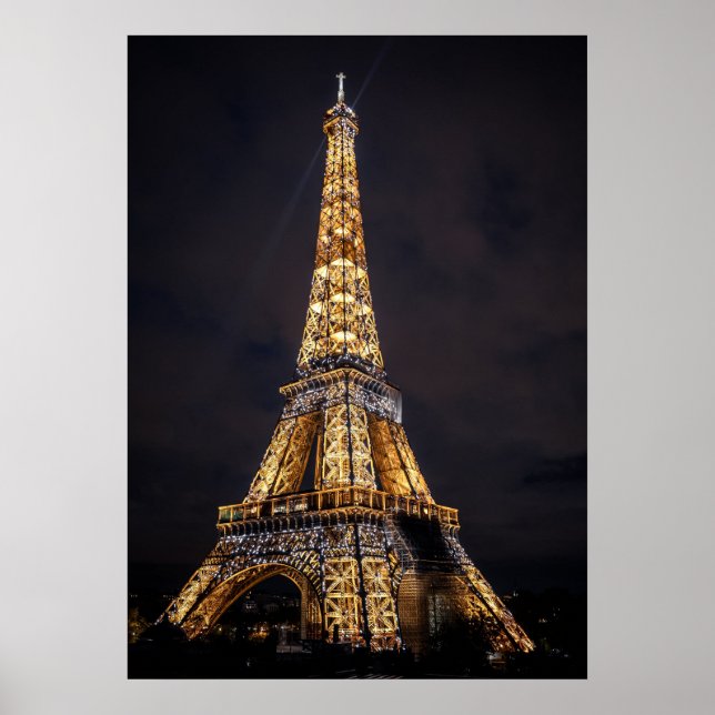Affiche Tour Eiffel, Paris, France (Devant)