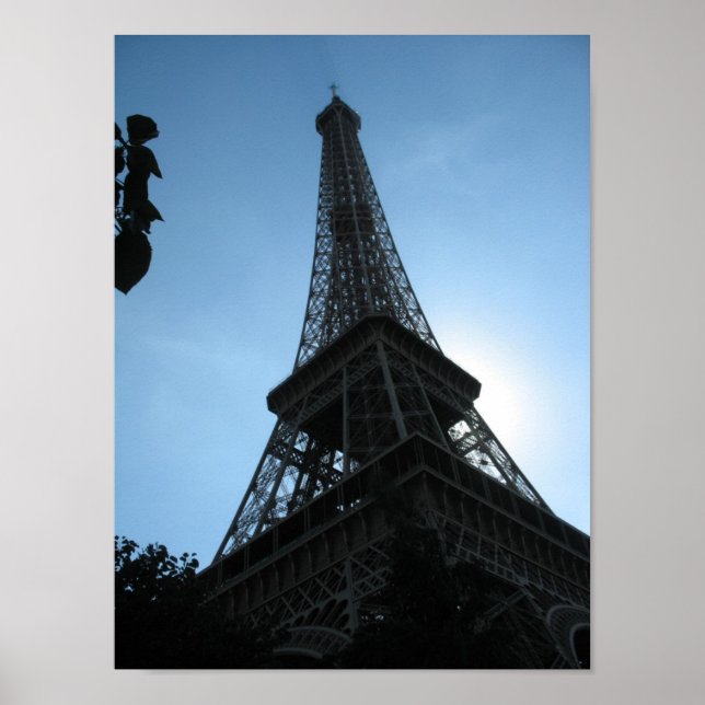 Affiche Tour Eiffel, Paris, lever de soleil (Devant)