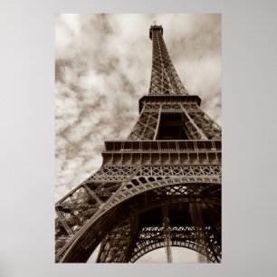 Affiche Tour Eiffel Paris Romance City
