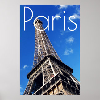 Affiche Tour Eiffel unique et créative Paris