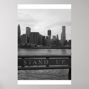 Affiche Tour New York City de liberté - "LEVEZ-VOUS "