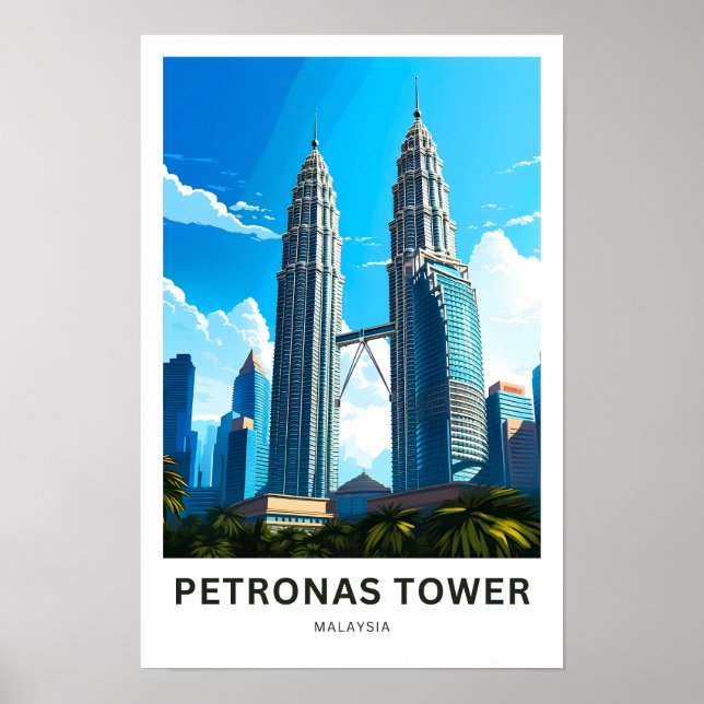 Affiche Tour Petronas Malaisie Imprimer (Devant)