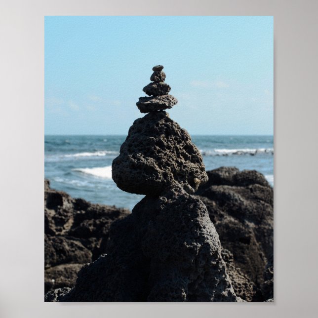 Affiche Tour rocheuse 8×10 Île de Jeju Corée Photo Print (Devant)