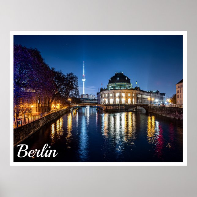Affiche Tour TV et île musée à Berlin, Allemagne (Devant)