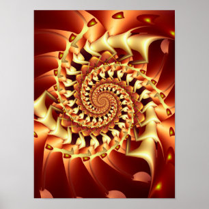 Affiche Tourbillon de bronze