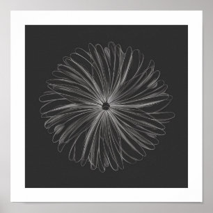 Affiche Tourbillon de pétales