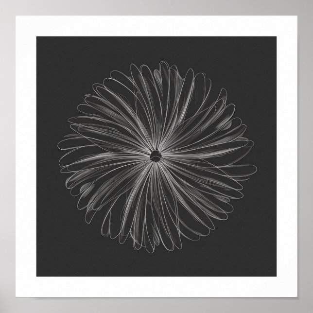 Affiche Tourbillon de pétales (Devant)