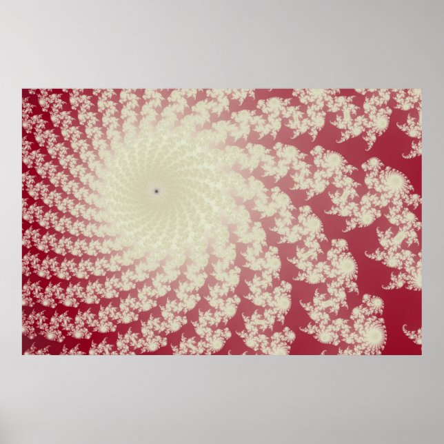 Affiche Tourbillon Rouge Lisse (Devant)