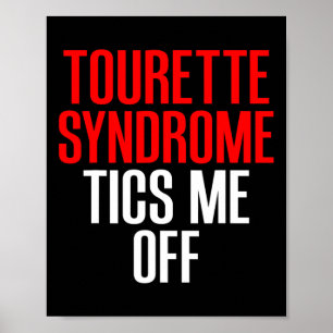 Affiche Tourettes de sensibilisation au syndrome Tourettes
