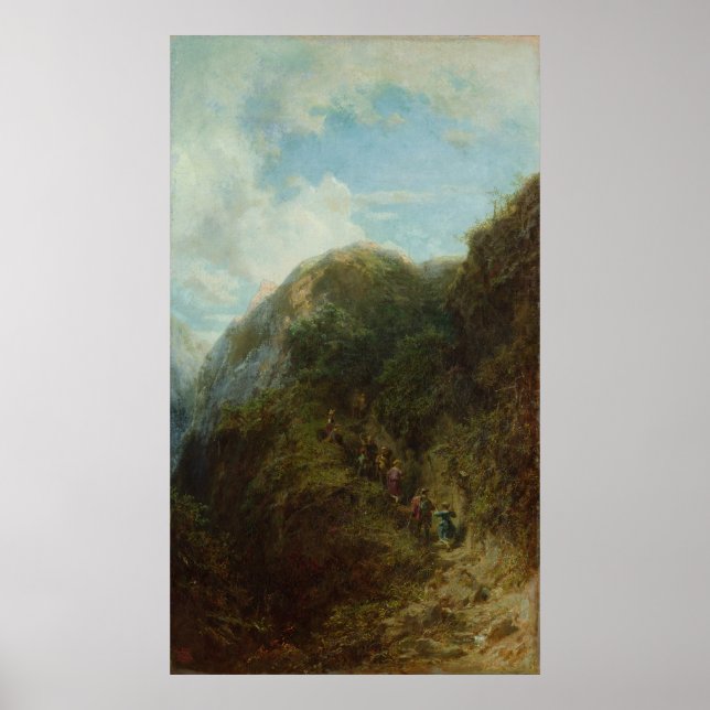 Affiche Touristes de la Montagne (Devant)