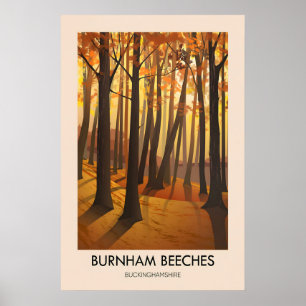 Affiche touristique de Burnham Beeches
