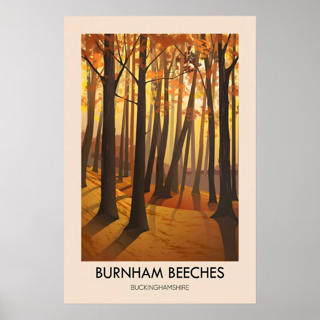 Affiche touristique de Burnham Beeches (Devant)