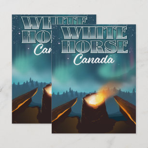 Affiche touristique de White Horse Canada