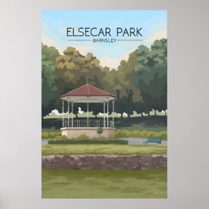 Affiche touristique d'Elsecar Park Barnsley