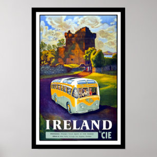 Affiche touristique irlandaise