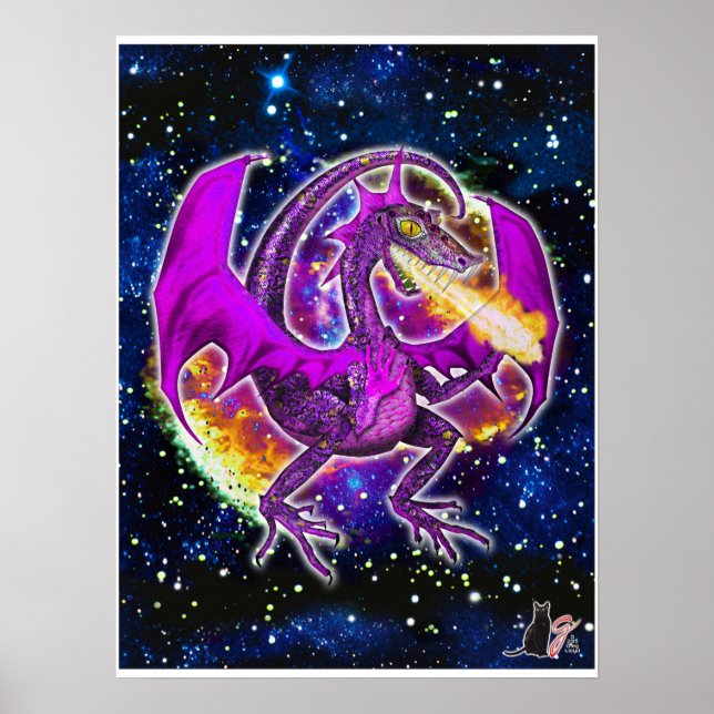 Affiche Tourmaline Cosmic Dragon (Devant)