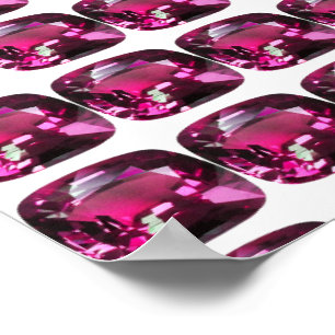 Affiche Tourmaline Gemstone rose