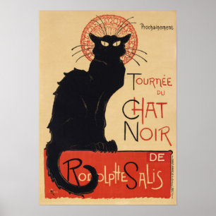 Affiche Tournée du Chat Noir 