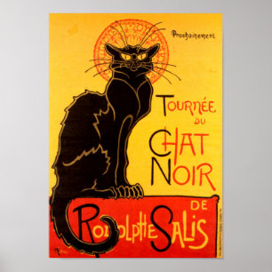 Affiche Tournée du Chat Noir - cru